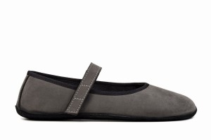 Ahinsa Ananda Nubuck Barefoot Ballerina Dames Grijs | KSW4227SN