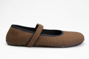 Ahinsa Ananda Suede Barefoot Ballerina Dames Bruin | MVS7474PQ