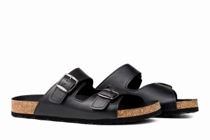 Ahinsa Barefoot Sandalen Heren Zwart | LGI980TF