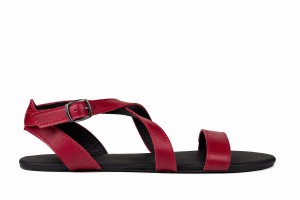 Ahinsa Hava Barefoot Sandalen Dames Bordeaux | JVZ2387CF