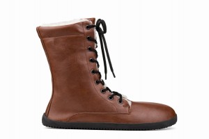 Ahinsa Jaya Barefoot Winterschoenen Dames Bruin | ZXX8835VH