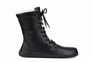 Ahinsa Jaya Zip-up Barefoot Winterschoenen Dames Zwart | IQU2961YJ