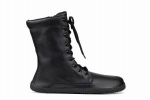 Ahinsa Jaya Zip-up Barefoot Winterschoenen Dames Zwart | GWK683IU