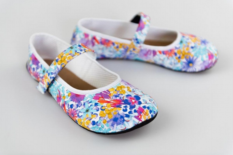 Ahinsa Ananda Floral Barefoot Ballerina Dames Gekleurd | PKL4866AH