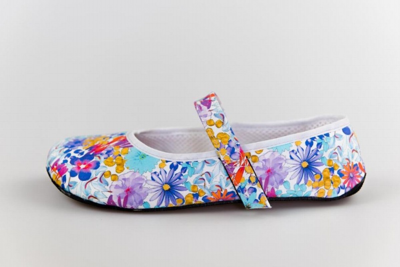 Ahinsa Ananda Floral Barefoot Ballerina Dames Gekleurd | PKL4866AH