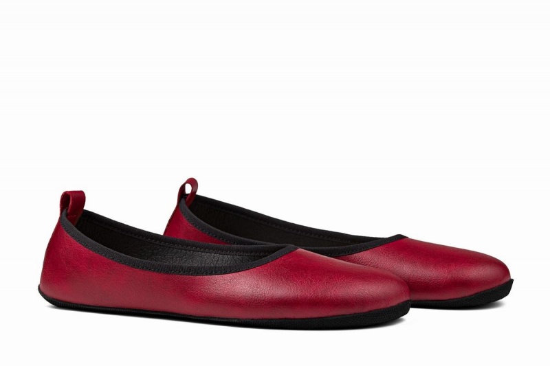 Ahinsa Ananda Narrow Barefoot Ballerina Dames Bordeaux | LBY7239LU