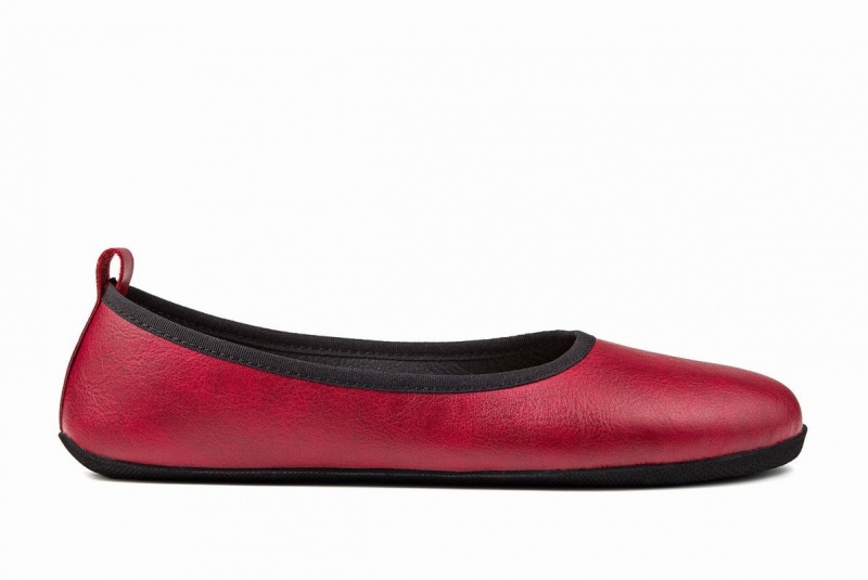 Ahinsa Ananda Narrow Barefoot Ballerina Dames Bordeaux | LBY7239LU