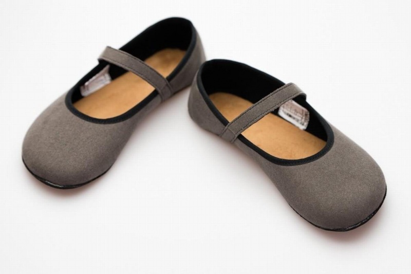 Ahinsa Ananda Suede Barefoot Ballerina Dames Grijs | KUC2091XA