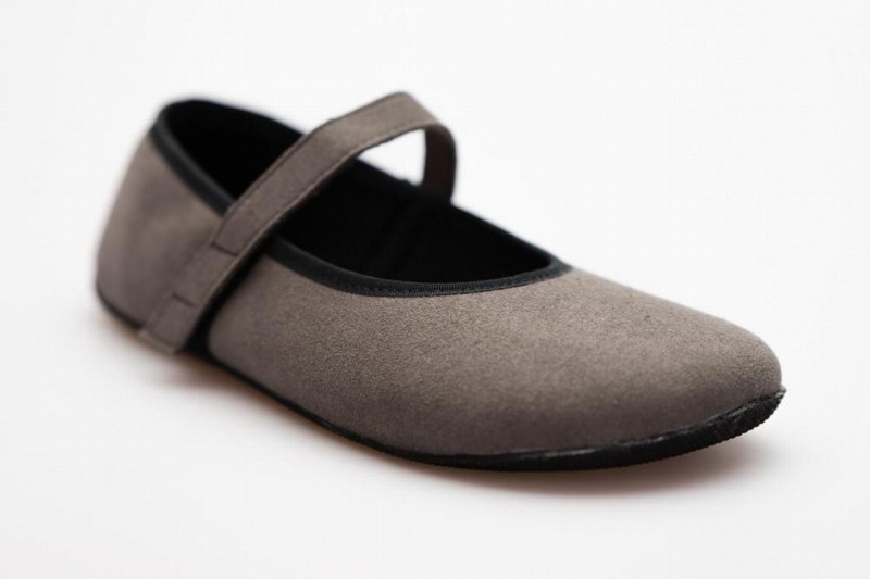 Ahinsa Ananda Suede Barefoot Ballerina Dames Grijs | KUC2091XA