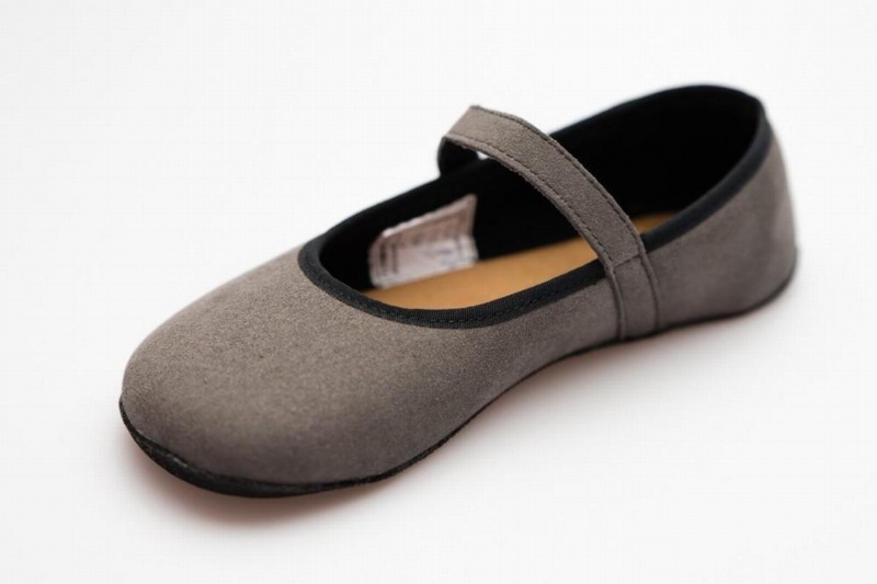 Ahinsa Ananda Suede Barefoot Ballerina Dames Grijs | KUC2091XA