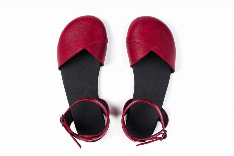 Ahinsa Barefoot Ballerina Dames Bordeaux | KCS497XM