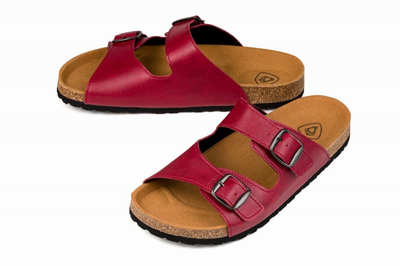 Ahinsa Barefoot Sandalen Dames Bordeaux | XGS10072RB