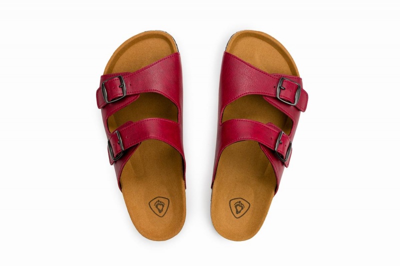 Ahinsa Barefoot Sandalen Dames Bordeaux | XGS10072RB