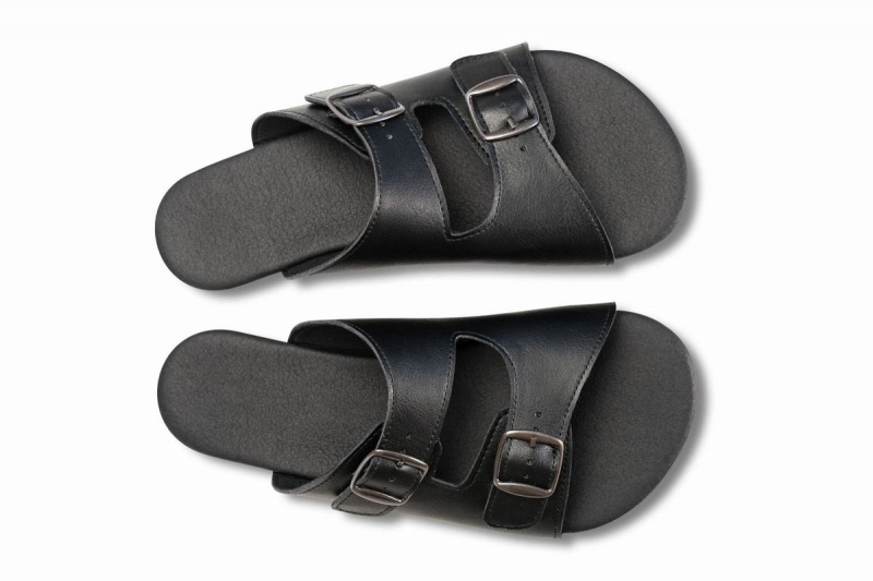 Ahinsa Barefoot Sandalen Heren Zwart | JGT6998CT