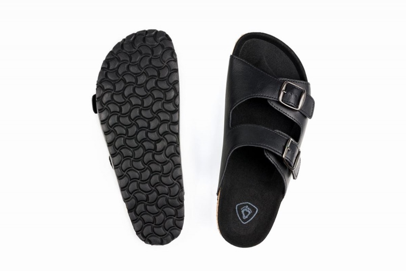 Ahinsa Barefoot Sandalen Heren Zwart | LGI980TF