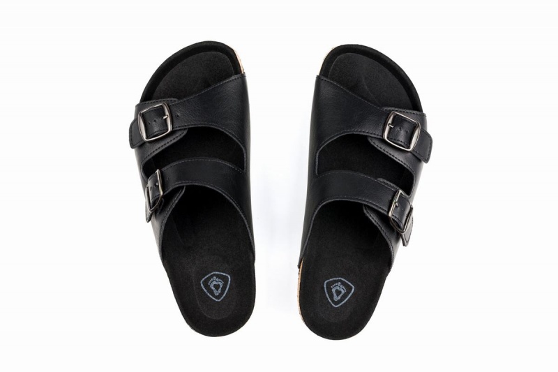 Ahinsa Barefoot Sandalen Heren Zwart | LGI980TF