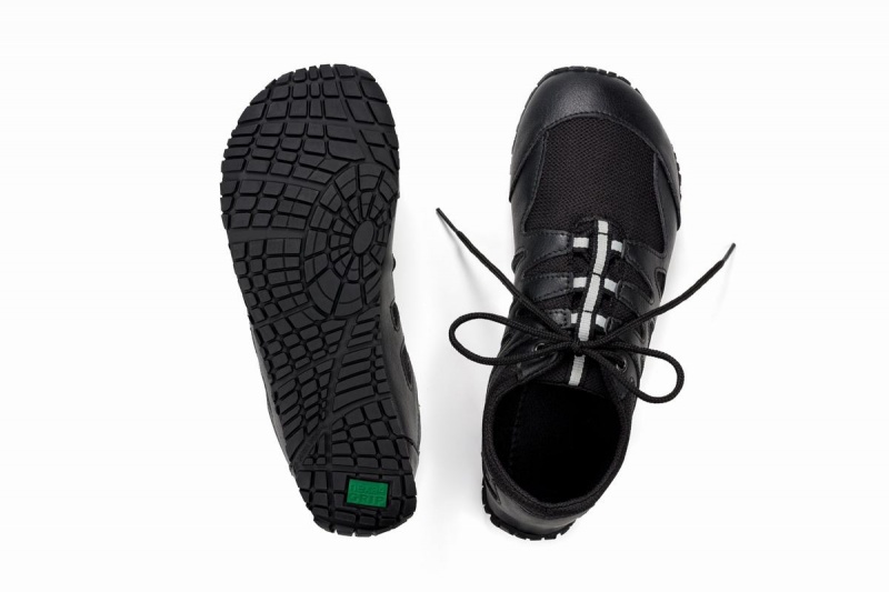 Ahinsa Chitra Run Barefoot Hardloopschoenen Heren Zwart | ABX921DJ