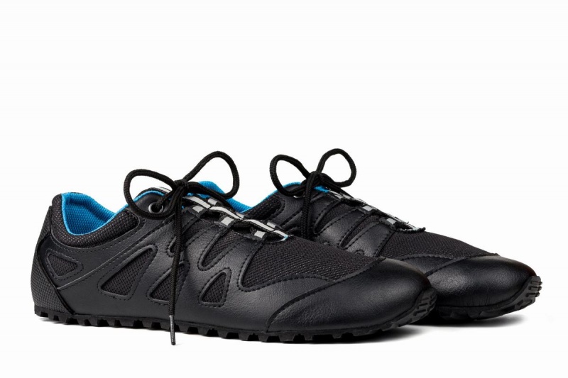 Ahinsa Chitra Trek&trail Barefoot Hardloopschoenen Heren Blauw Zwart | PIR8382BS