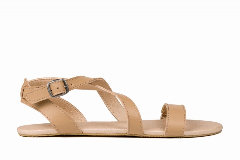 Ahinsa Hava Barefoot Sandalen Dames Beige | QQI5987NE