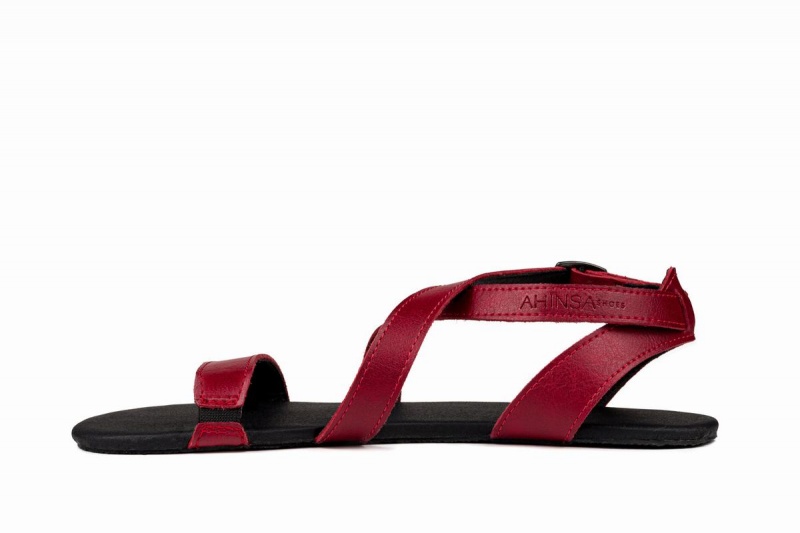 Ahinsa Hava Barefoot Sandalen Dames Bordeaux | JVZ2387CF