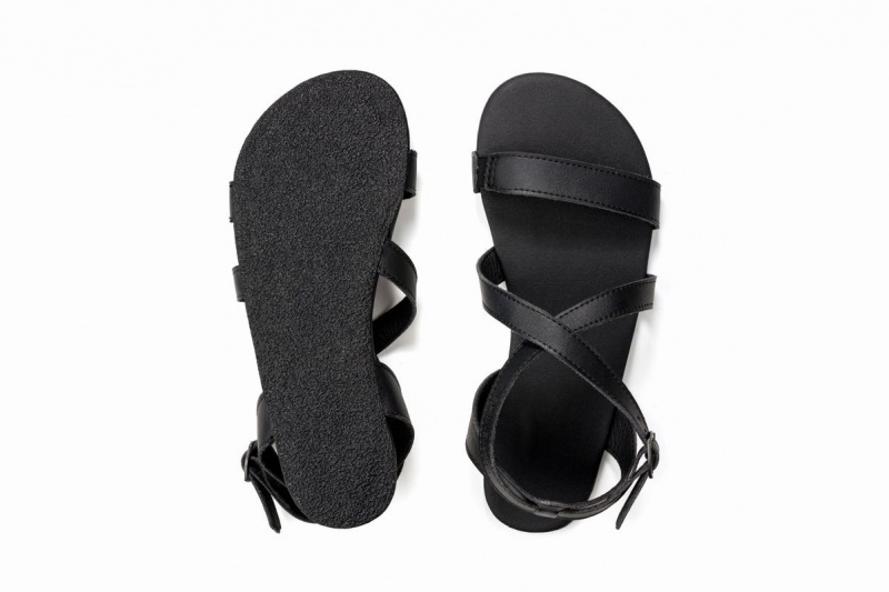 Ahinsa Hava Barefoot Sandalen Dames Zwart | NWN3137CQ