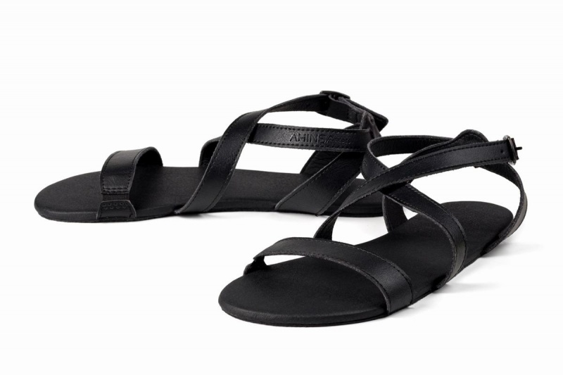 Ahinsa Hava Barefoot Sandalen Dames Zwart | NWN3137CQ