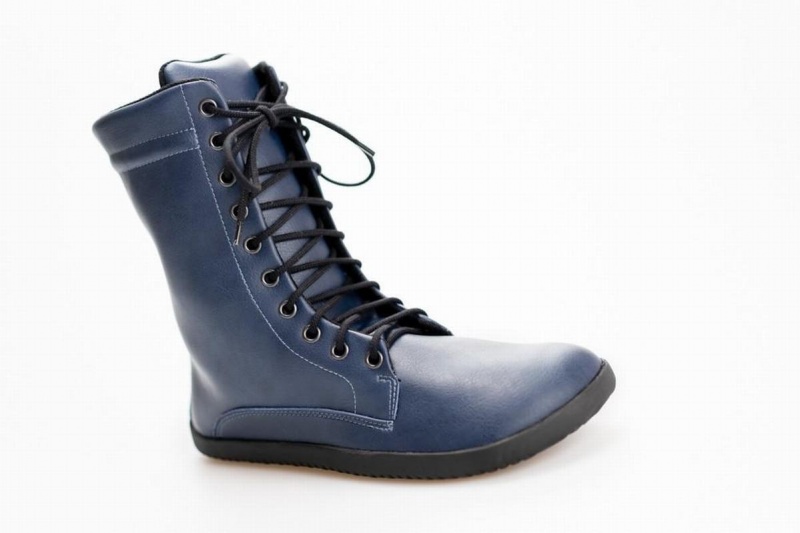 Ahinsa Jaya Barefoot Winterschoenen Heren Blauw | UDS7666LM