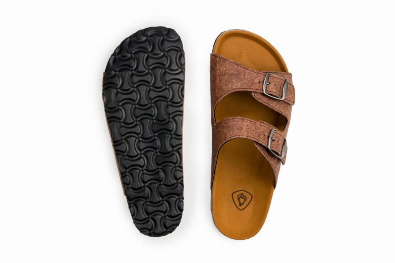 Ahinsa Malai Barefoot Sandalen Heren Bruin | AGA912GE