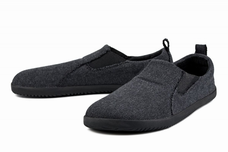 Ahinsa Recycled Barefoot Slip On Sneakers Heren Donkergrijs | JWZ9636KH