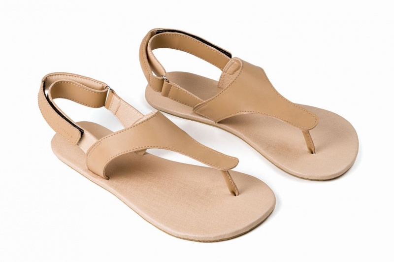 Ahinsa Simple Barefoot Sandalen Heren Beige | CCW8825FJ