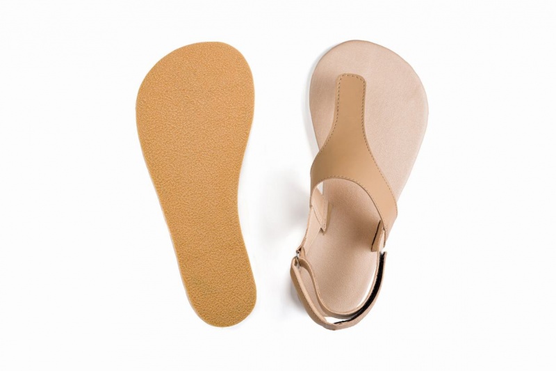 Ahinsa Simple Barefoot Sandalen Heren Beige | CCW8825FJ