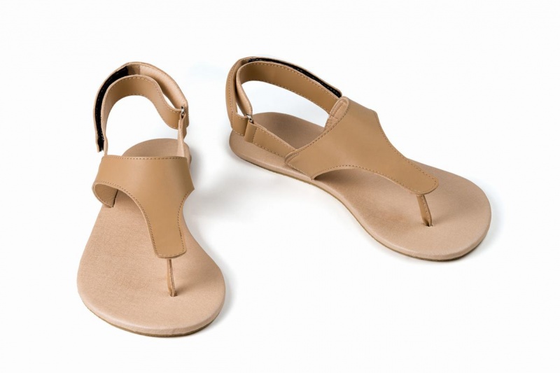 Ahinsa Simple Barefoot Sandalen Heren Beige | CCW8825FJ