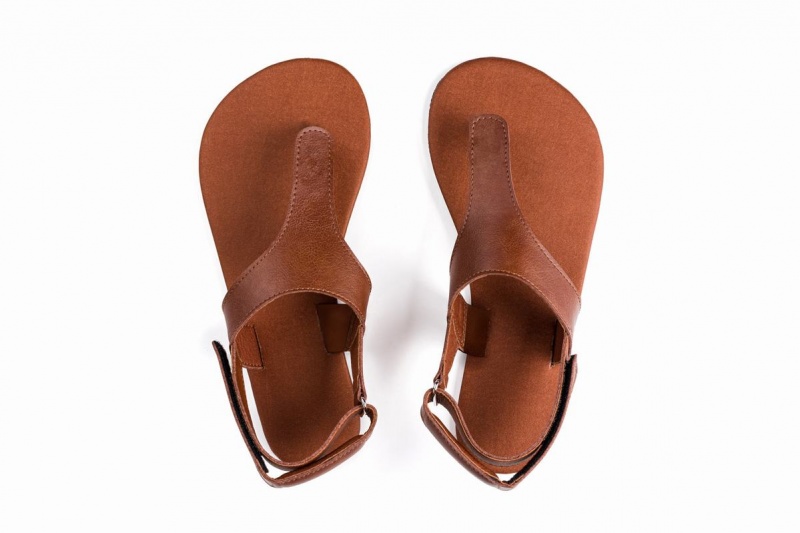 Ahinsa Simple Barefoot Sandalen Heren Bruin | NHW8757RO