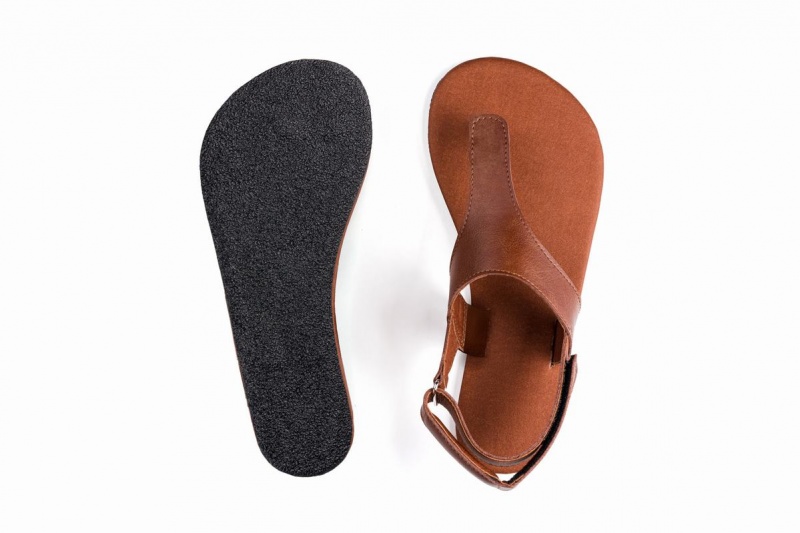 Ahinsa Simple Barefoot Sandalen Heren Bruin | NHW8757RO