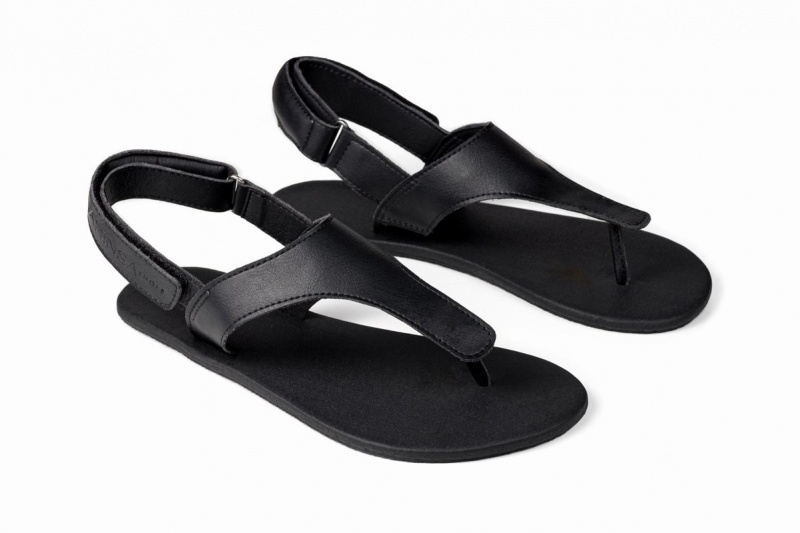 Ahinsa Simple Barefoot Sandalen Heren Zwart | NCM6529BV