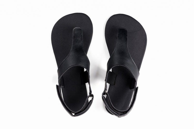 Ahinsa Simple Barefoot Sandalen Heren Zwart | NCM6529BV