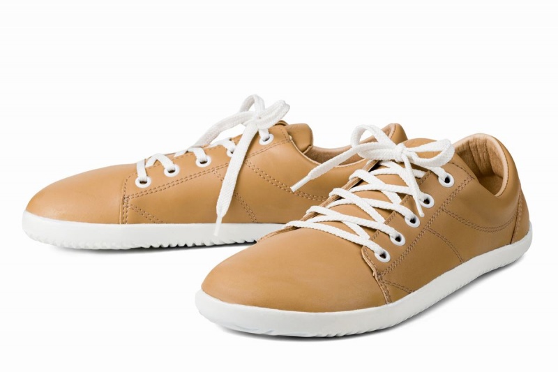 Ahinsa Vida Barefoot Sneakers Heren Beige | ZVU3984QO