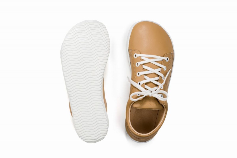 Ahinsa Vida Barefoot Sneakers Heren Beige | ZVU3984QO