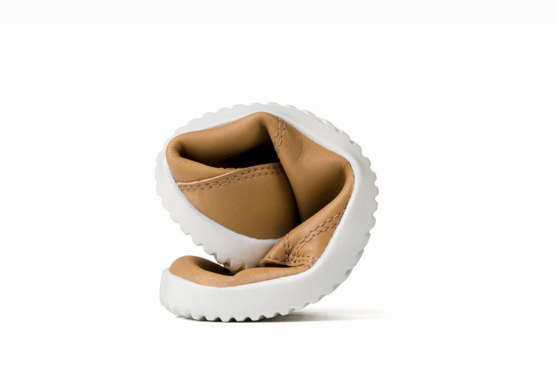 Ahinsa Vida Barefoot Sneakers Heren Beige | ZVU3984QO